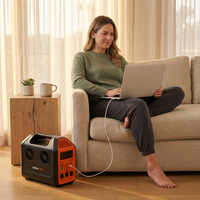 AetherVolt NomadPro 2200 Portable Battery Backup Station — Lifestyle