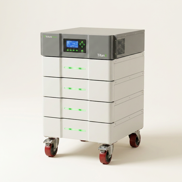 VolturaPower TitanX 20kWh Storage Battery & Inverter — Studio Shot
